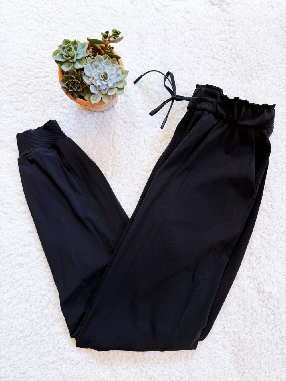 Black Lululemon joggers